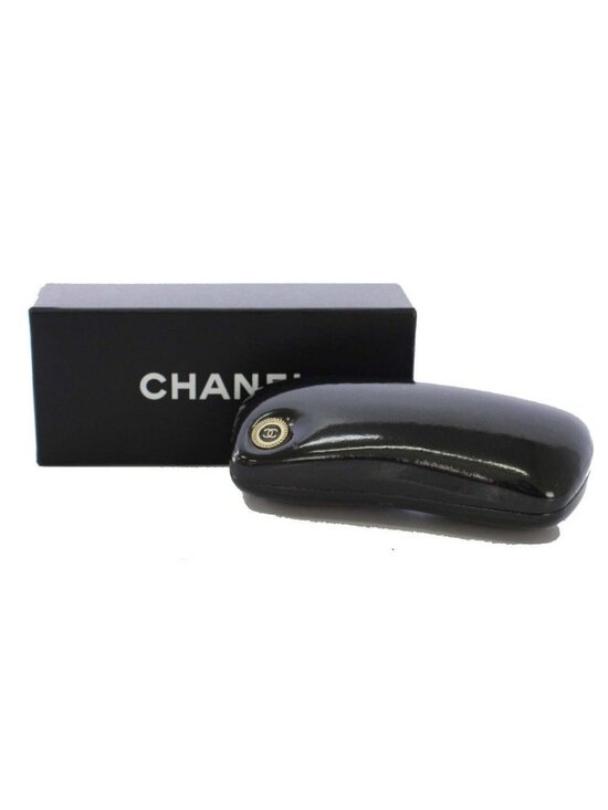 Chanel CC Logo Sunglasses Tortoiseshell Pattern Brown Eyewear